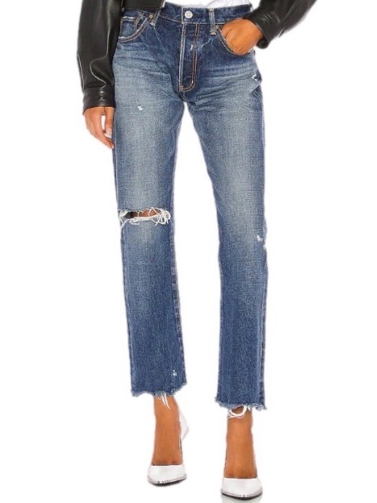 Moussy Denim - Moussy Vintage Guilford High-Rise Straight-Leg Jeans